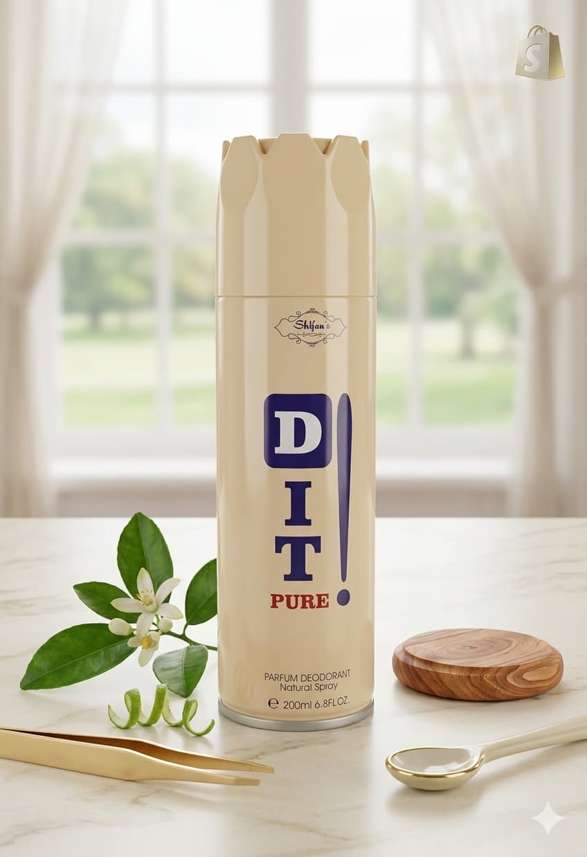 DIT Pure perfumed deodorant spray,
