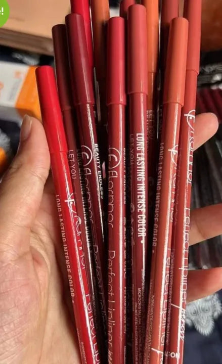 Perfect Lip liner Pencil Long Lasting pack of 12