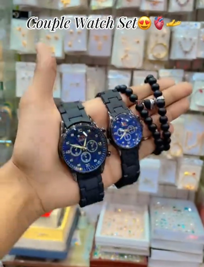 Couple Watch+Couple Braclet Deal