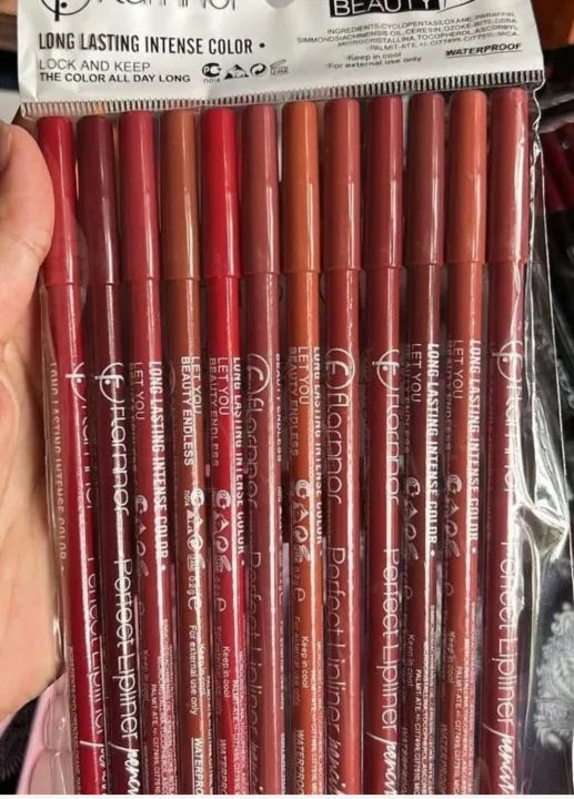 Perfect Lip liner Pencil Long Lasting pack of 12