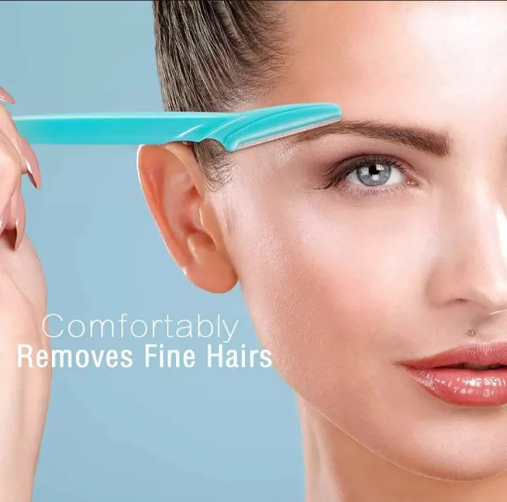 Beautious Pack of 3 Eyebrow trimmer - Eyebrow razor - Facial hair remover - Sharp mini makeup shaper